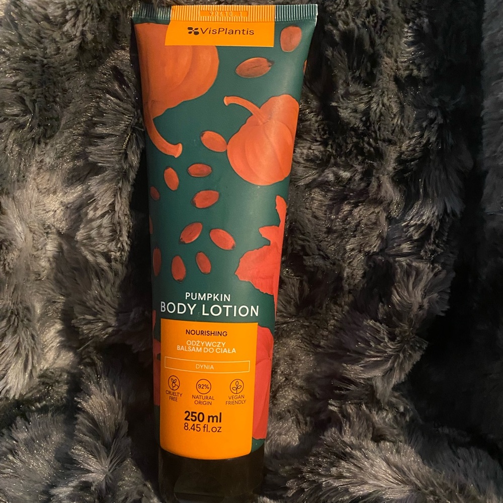 Rare pumpkin body lotion from Poland